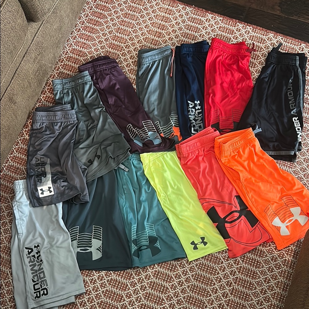 Under Armour Kids' Shorts - Vibrant Multi-Color Set